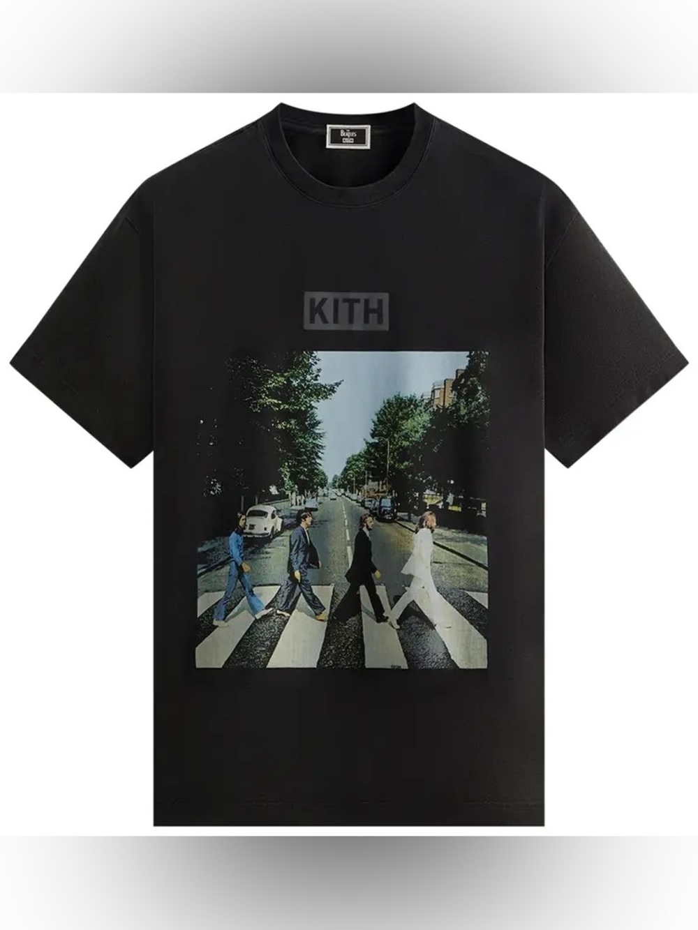 Kith For The Beatles Abbey Road Vintage Tee 'Black'